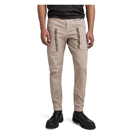 G-STAR RAW zip pocket 3d skinny cargo pants, jeans uomo, verde scuro (dark olive d21975-d504-c744), 32w / 32l