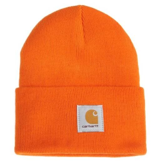 Carhartt workwear - cappello invernale da lavoro arancione (chiusura automatica). Taglia unica