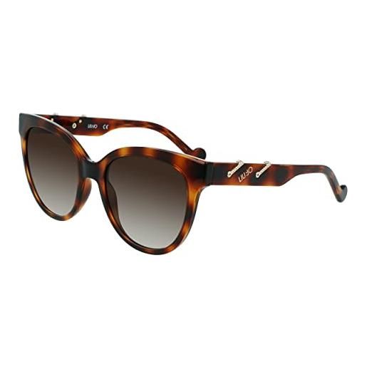 Liu Jo Jeans liu jo lj750s 47501 215 tortoise sunglasses polycarbonate, standard, 54 occhiali da sole, unisex-adulto