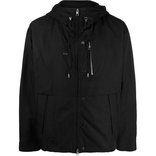 Wooyoungmi giacca con cappuccio - nero
