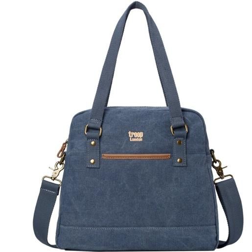 Troop London shopping in canvas Troop London classic blue trp 506