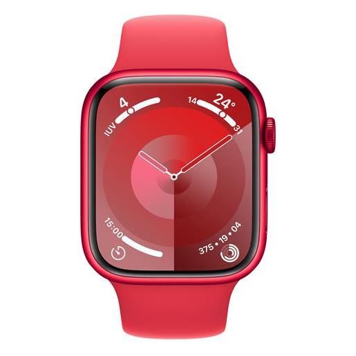 APPLE watch series 9 gps + cellular cassa 45m in alluminio (product) red con cinturino sport band (product) red - m /l
