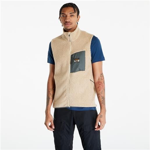 Lundhags flok pile wool vest sand