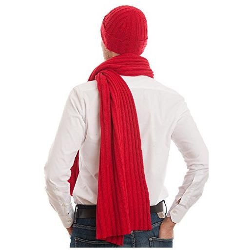 DALLE PIANE CASHMERE - sciarpa e cappello in misto cashmere - uomo/donna, colore: beige, taglia unica