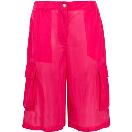 MOSCHINO JEANS shorts al ginocchio - rosa