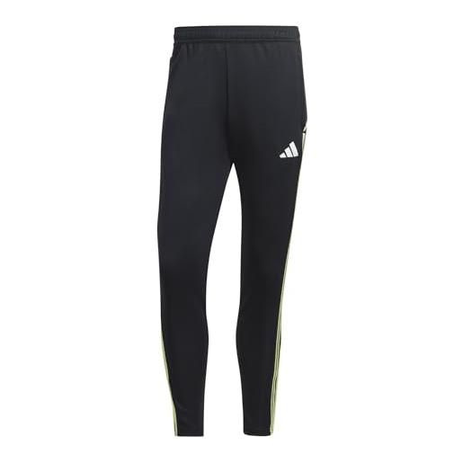 adidas uomo tracksuit pants tiro23 l tr pnt, black/pulse lime, in8174, xs