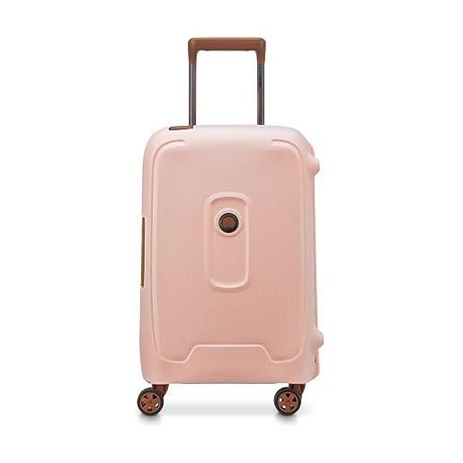 DELSEY PARIS, moncey, valise, cabine rigide, 55x35x25 cm, 38 litres, s, rosa