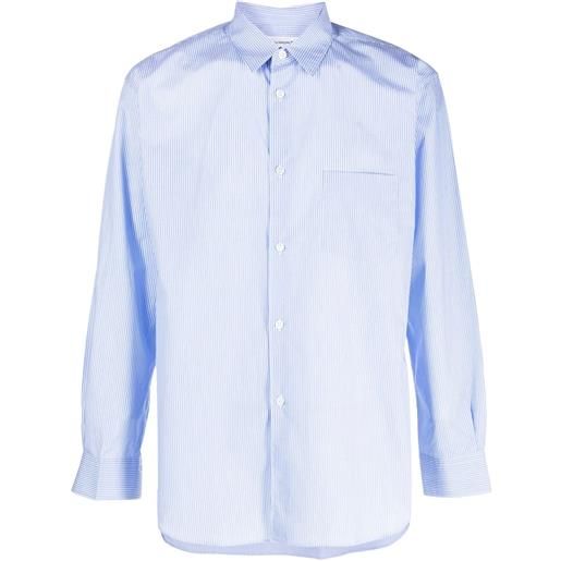 Comme Des Garçons Shirt camicia a righe - blu