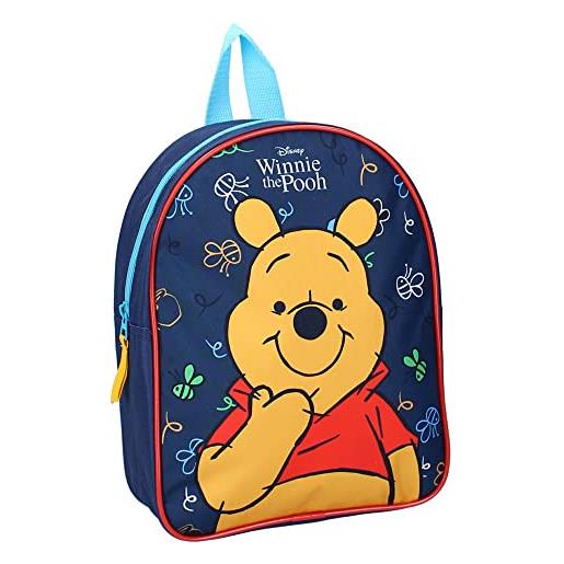 Winnie Puuh zaino per asilo 27 x 22 x 9 cm | borsa per bambini, rosa, taglia unica, bagaglio per bambini, rosa, taille unique, bagaglio per bambini