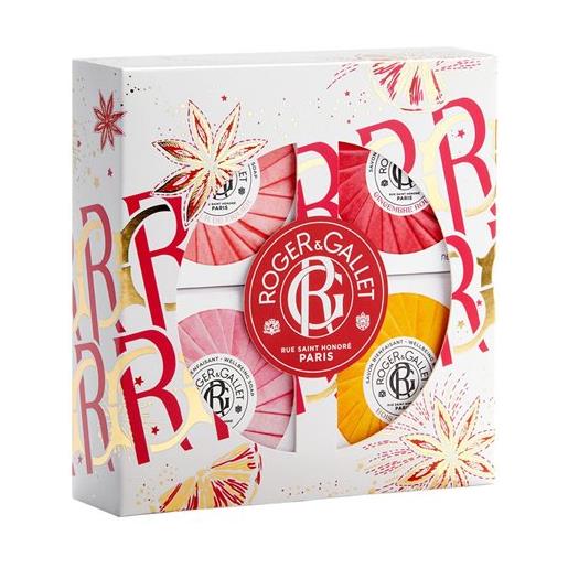 ROGER&GALLET (LAB. NATIVE IT.) set saponette natale 2023 4x50g