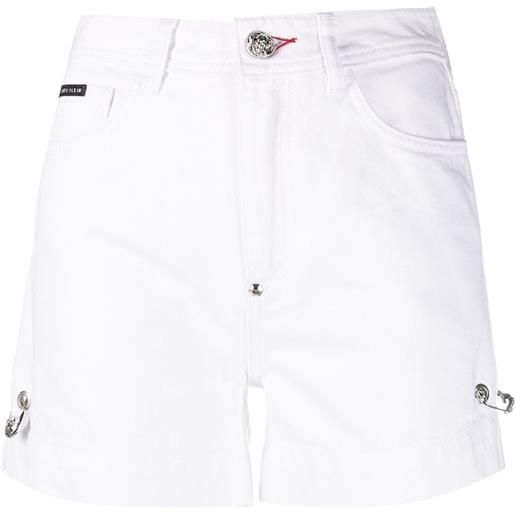 Philipp Plein shorts denim - bianco