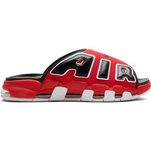 Nike sandali slides air more uptempo - rosso
