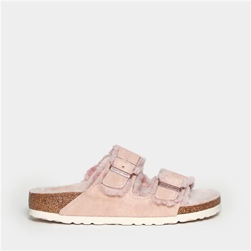 Birkenstock arizona shearling light rose