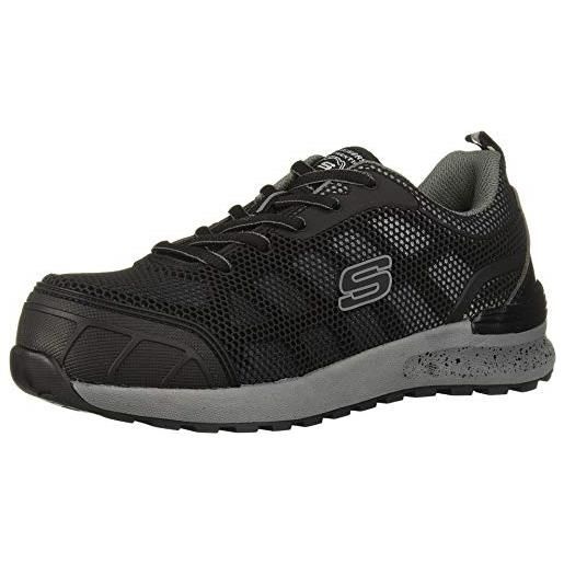 Skechers bulklin-lyndale, scarpe per lavori industriali donna, nero grigio, 36.5 eu