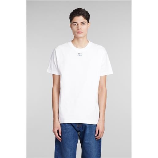 Off White t-shirt in cotone bianco
