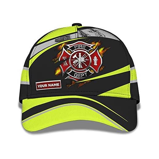 403 donna uomini cappello da baseball regolabile berretto da baseball leggera traspirante trucker cappellino stampa 3d vigile del fuoco personalizzato vigili del fuoco