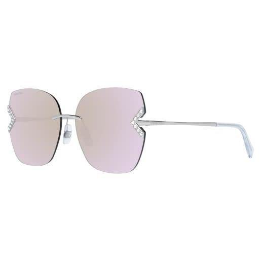 Swarovski sk0306-h 6216z occhiali da sole, palladio brillante, 66 unisex-adulto