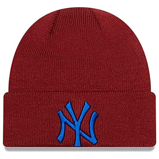 New Era league ess cappello da baseball, rosso scuro, taglia unica unisex-bambini e ragazzi