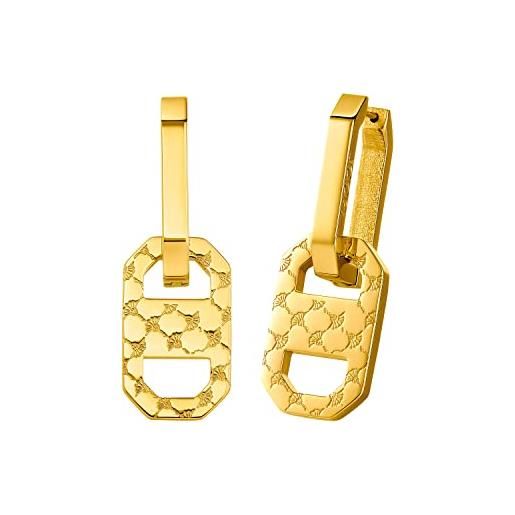 Joop!Gioielli per orecchie da donna in acciaio inossidabile, 1.7 cm, oro, in confezione regalo, 2035137