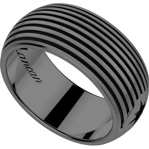 Zancan anello uomo gioielli Zancan total black exa092-n-28