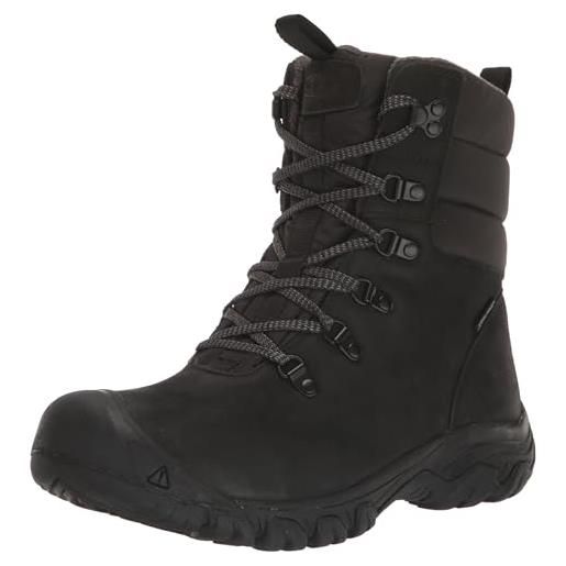 KEEN greta boot waterproof, scarponi da neve donna, black/black1, 38 eu