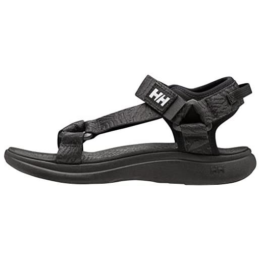 Helly Hansen w capilano f2f sandal, sandali donna, nero black phantom ebony, 39 1/3 eu