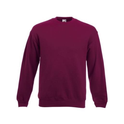 Fruit of the Loom 62-202-0 pullover, burgundy, l uomo