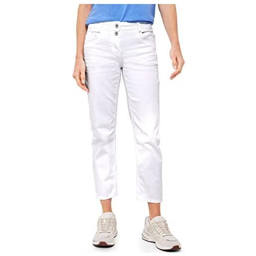 Cecil b376006 jeans 7/8 loose, mid blue used wash (blu), 28w x 26l donna