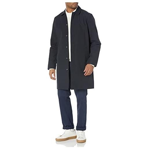 Amazon Essentials cappotto impermeabile dalla vestibilità comoda (disponibile in taglie forti) (precedentemente amazon aware) uomo, nero, 3xl tall