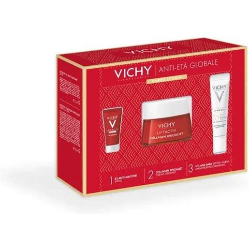 Vichy cofanetto liftactiv b3 anti-macchie siero 5ml+crema giorno 50ml +uv-age daily spf50+ 15ml Vichy