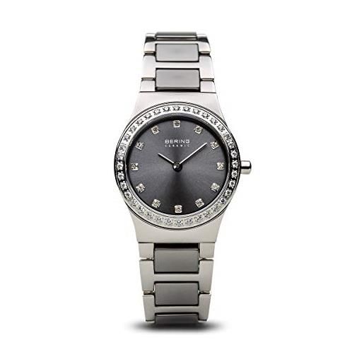 BERING donna analogico quarzo ceramic orologio con cinturino in acciaio inossidabile/ceramica cinturino e vetro zaffiro 32426-703