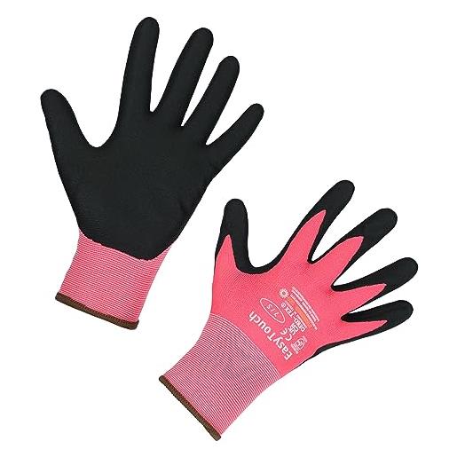 Keron easytouch lady - guanti touch screen, misura 8/m, colore: rosa