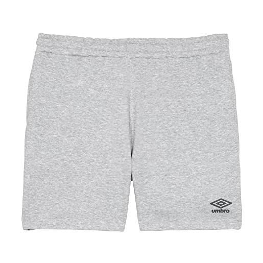 Umbro pantaloncini core jog, uomo, grigio