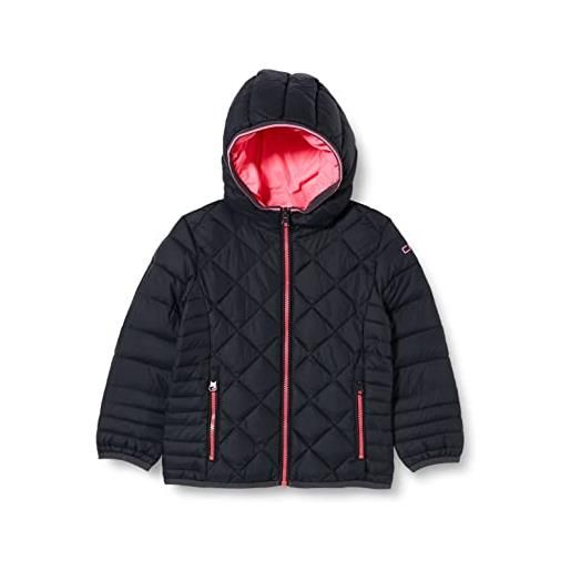 CMP - giacca da bambini con cappuccio fisso, red fluo, 176