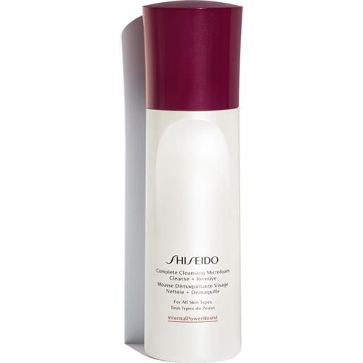 Shiseido complete cleansing microfoam cleanse + remove 180 ml