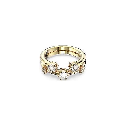 Swarovski anello constella: ring db white/gos 55 5640965 marca, única, metallo, nessuna pietra preziosa