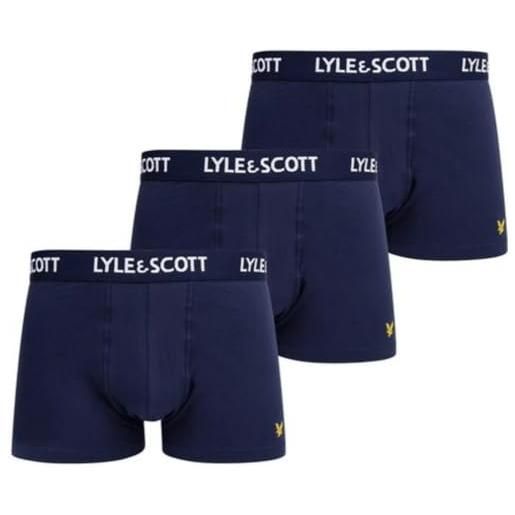 Lyle & Scott boxer da uomo basic core trunk di Lyle & Scott (confezione da 3)