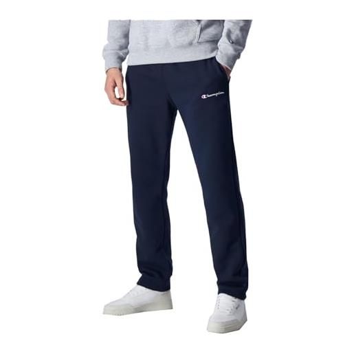 Champion legacy authentic pants - logo powerblend fleece rib cuff pantaloni da tuta, xl uomo fw23