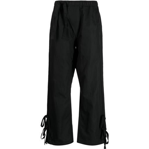 Maharishi pantaloni sportivi shinobi - nero