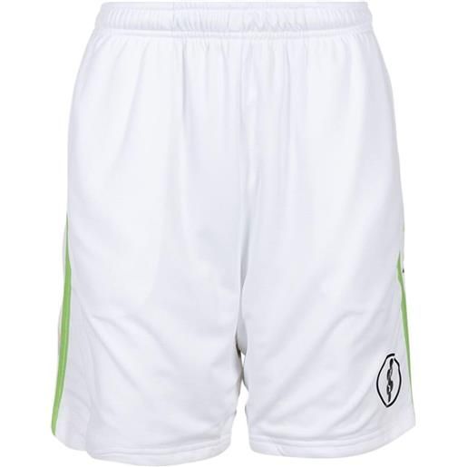 Supreme shorts sportivi feedback soccer - bianco