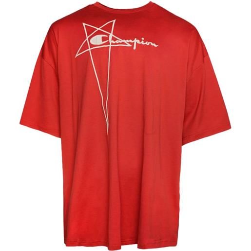 Rick Owens t-shirt Rick Owens x champion - rosso