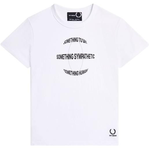 Fred Perry t-shirt con stampa - bianco