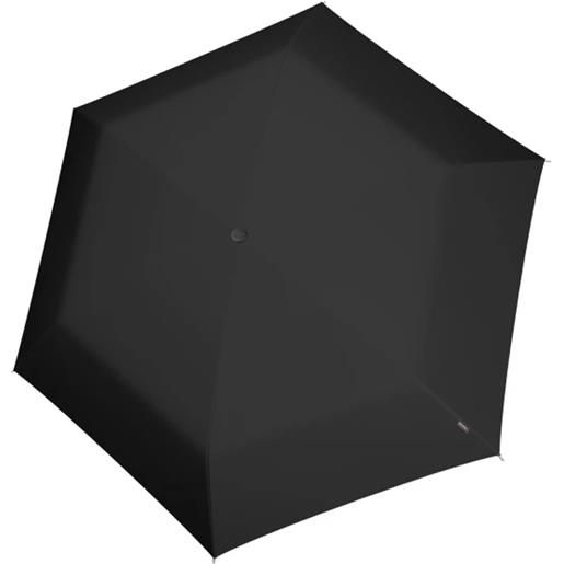 Knirps u200 ombrelllo duomatic ultra leggero, black nero