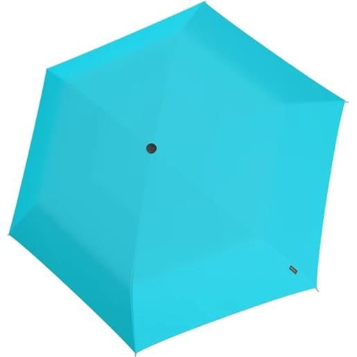 Knirps u200 ombrelllo duomatic ultra leggero, aqua azzurro