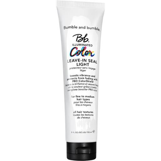 Bumble and Bumble bb. Illuminated color leave-in seal light 150ml novita' 2023 - balsamo capelli colorati fini a medi