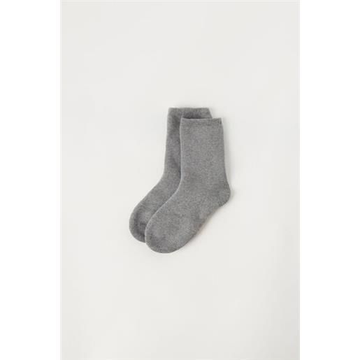 Calzedonia calze in spugna di cotone da bambini grigio