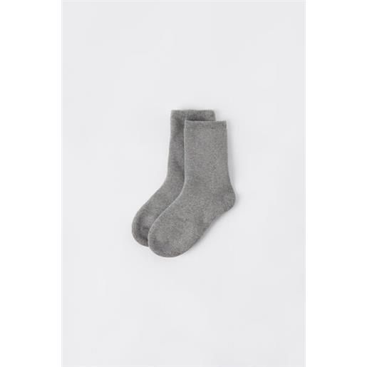 Calzedonia calzini in spugna di cotone bambini grigio