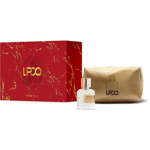 LPDO délire rouge confezione 30 ml eau de parfum intense + pochette