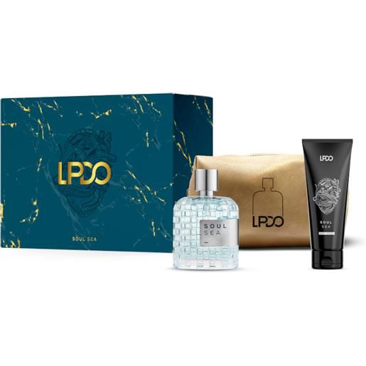 LPDO soul sea confezione 100 ml eau de parfum intense + 100 ml body wash + pochette