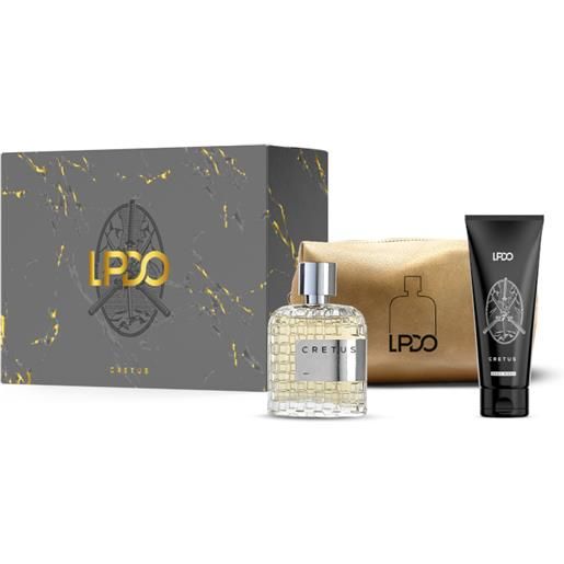 LPDO cretus confezione 100 ml eau de parfum intense + 100 ml body wash + pochette